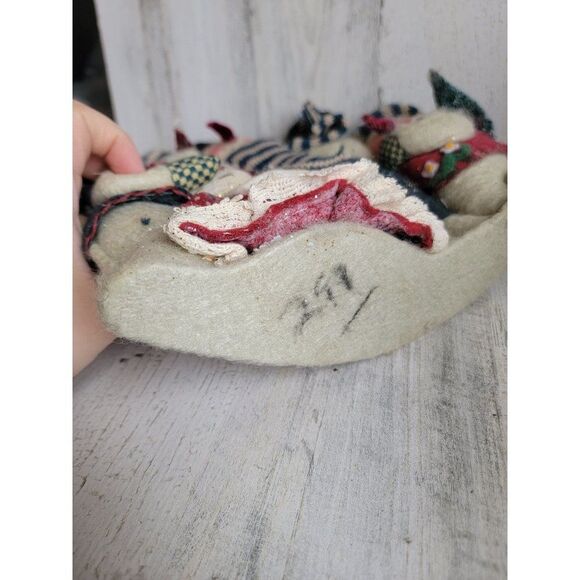 Mother Brown's snowman family fall figure home decor glitter - Picture 11 of 12